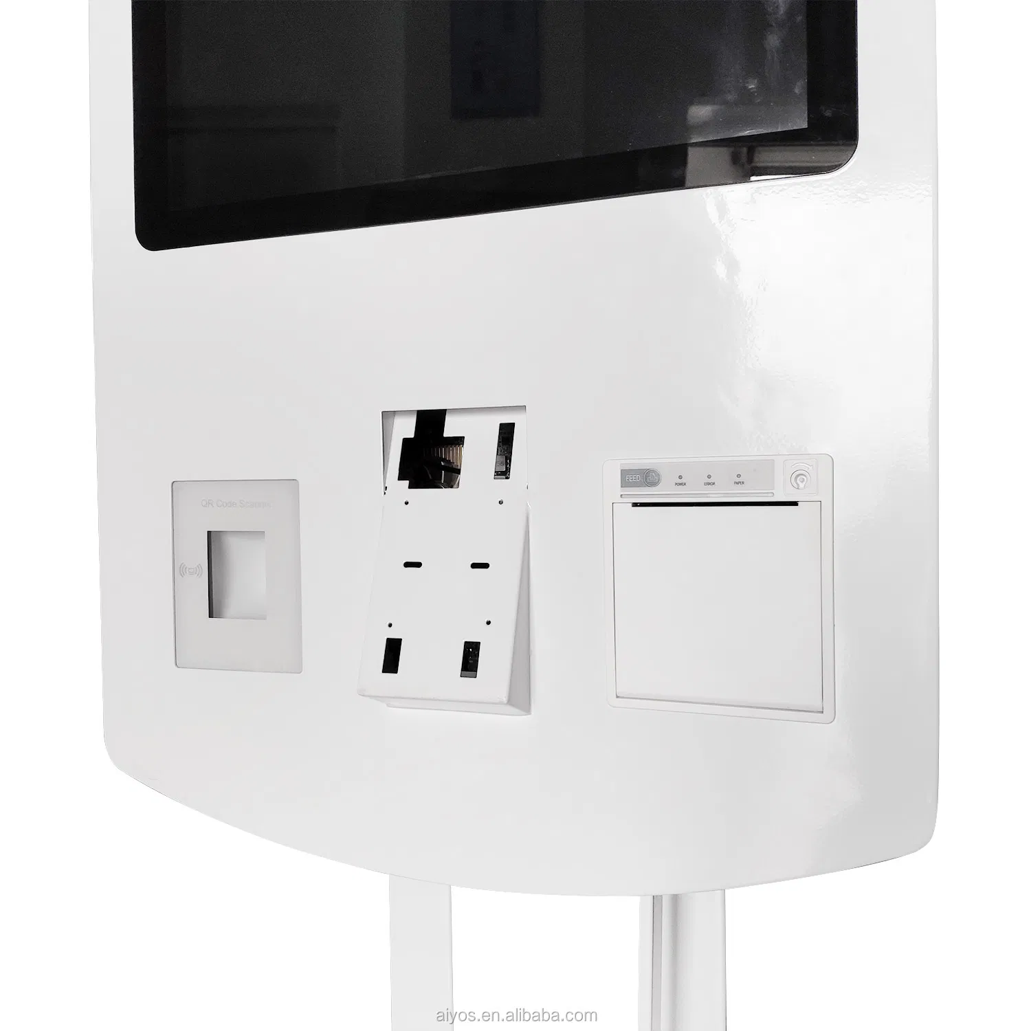 Aiyos 32 Inch Automatic Ordering Self Service Touch Screen Payment Kiosk with Ticket Printer for Mcdonald′ S/Kfc