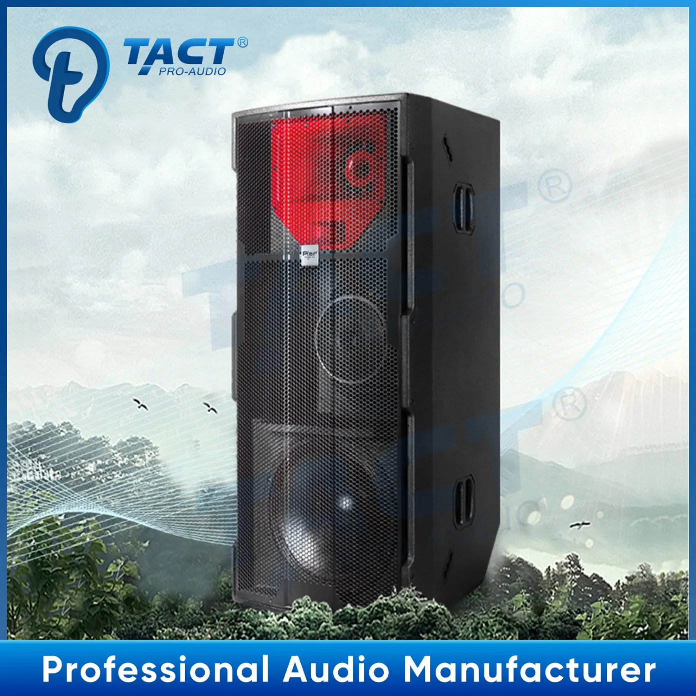 Waterproof Dual 15 Inch PRO Audio 3 Way Sound Speaker System