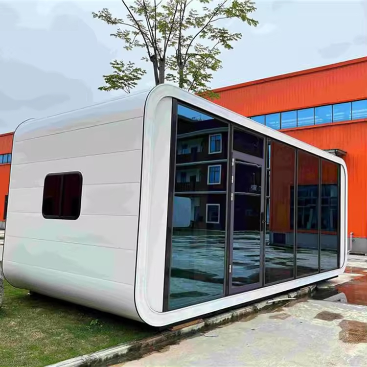 20/40FT Prefab Cabin Houses Garden Living Container Homes Apple Cabin Capsule Portable Cabin House