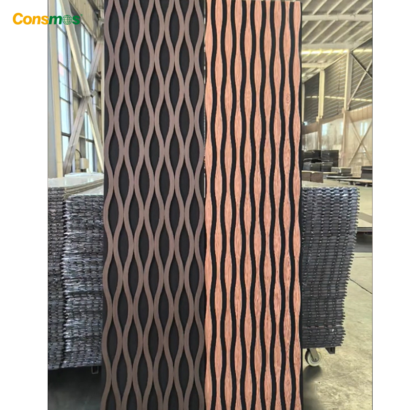 Factory Price 2400/3000*600mm Black Slatted Decorative Board Acoustic Wooden Sound Absorption Panels