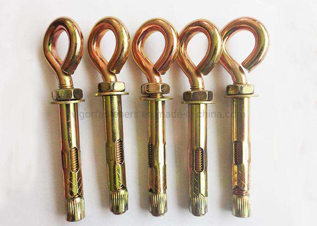 Eye Bolt Sleeve Anchor Expansion Screws Closed Eye Hook Sleeve Anchor for Wall Concrete Brick