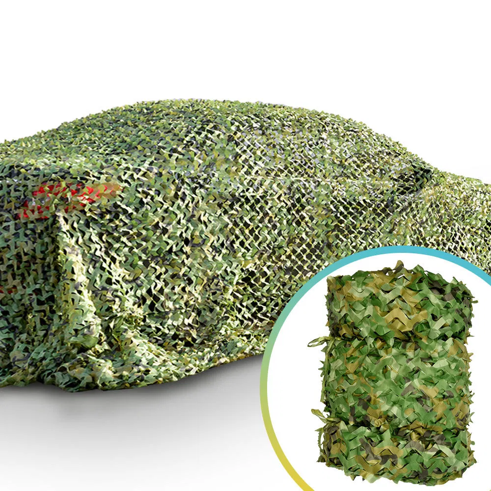 Customizable Durable 150d Woodland Camouflage Net for Sunshade Defense Equipment Cover