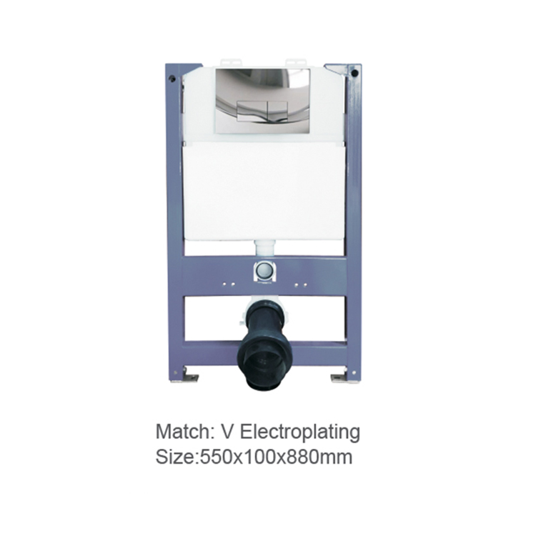 Plastic Dual Flushing Toilet Cistern Bathroom Sanitary Wall Mounted Concealed Cistern