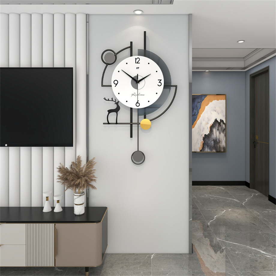 Fashion Nordic Clock Living Room Modern Simple Creative Restaurant Wall Clock