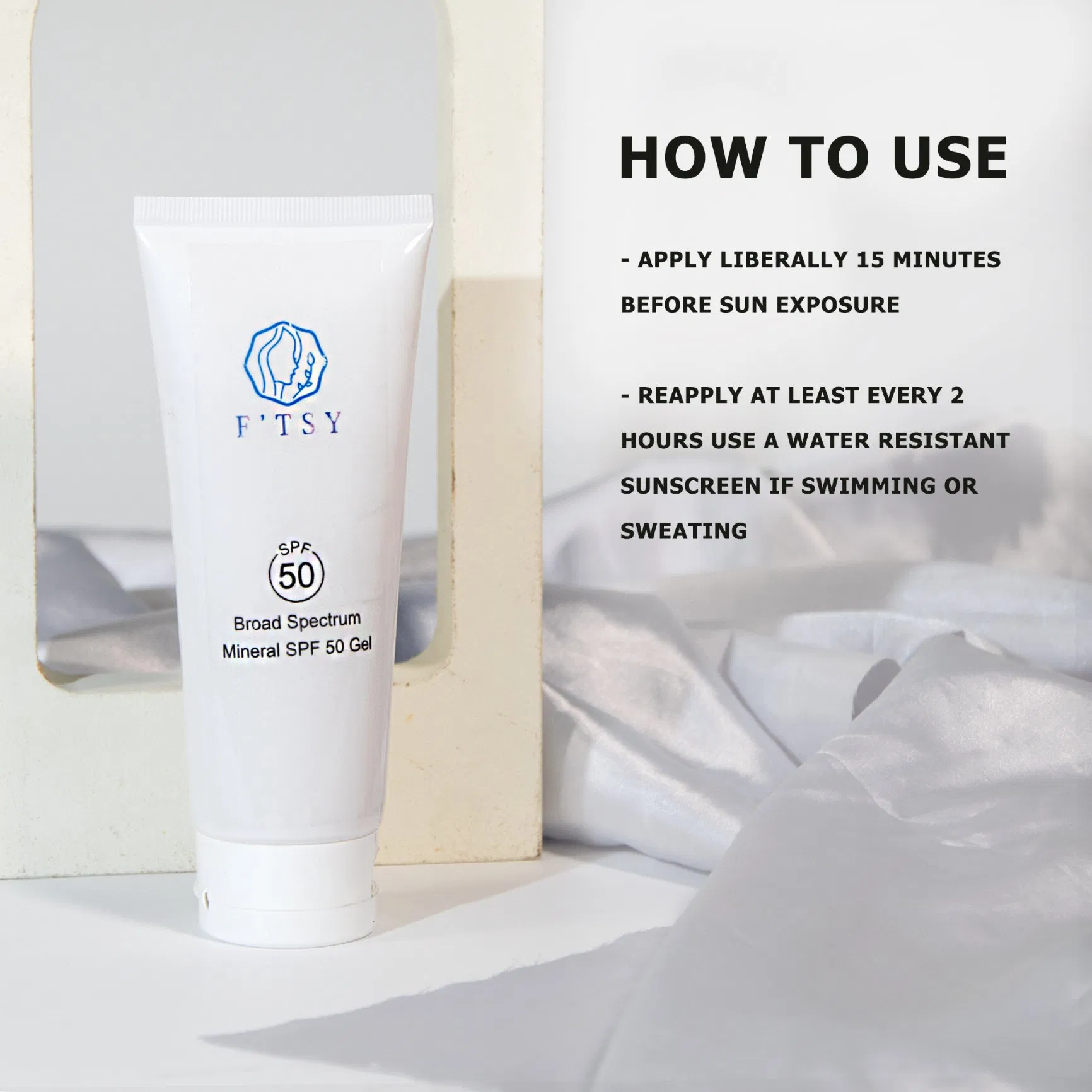 Invisible Gel Unseen Sunscreen UVA/UVB Clear Sunscreen Protection
