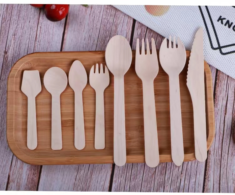 Factory Direct Sell Cutlery, Fork and Spoon Environmentally Degradable Kitchenware From Shandong China