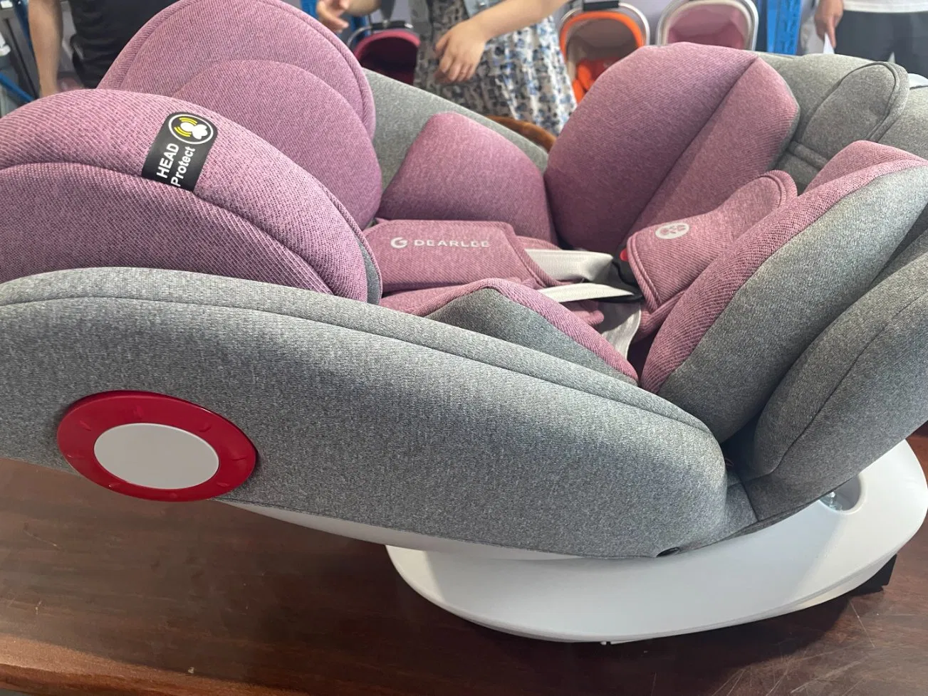 Group0 1/2/3 360degree Rotating Baby Car Seat with Isofix