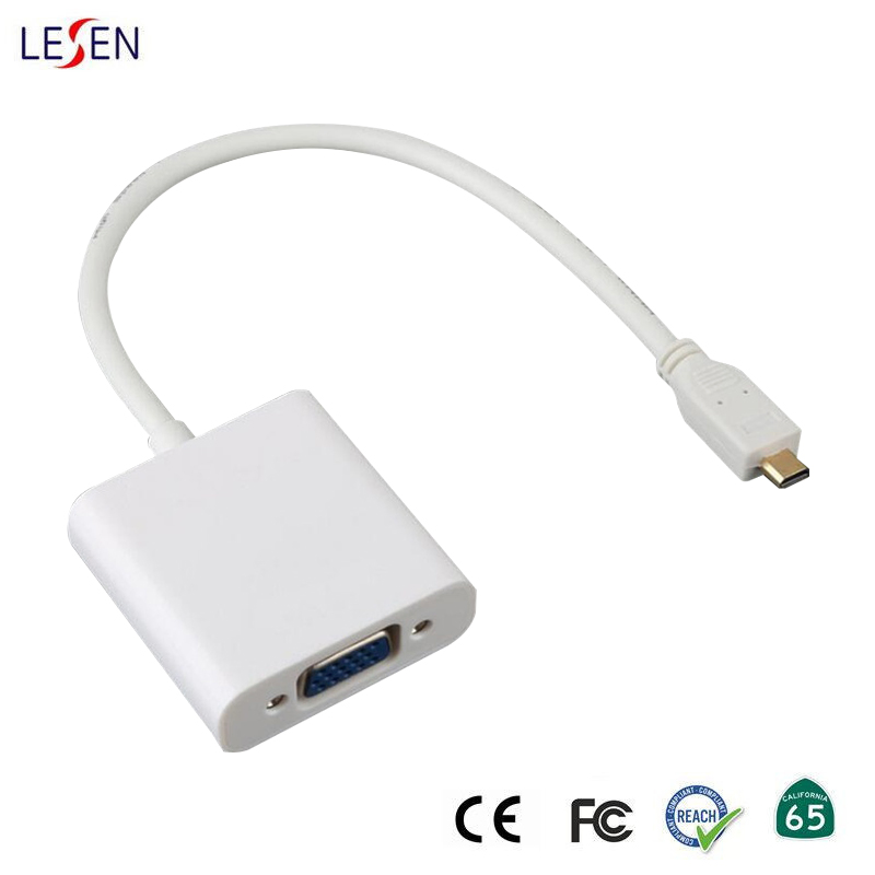 Адаптер HDMI male на VGA female с аудио