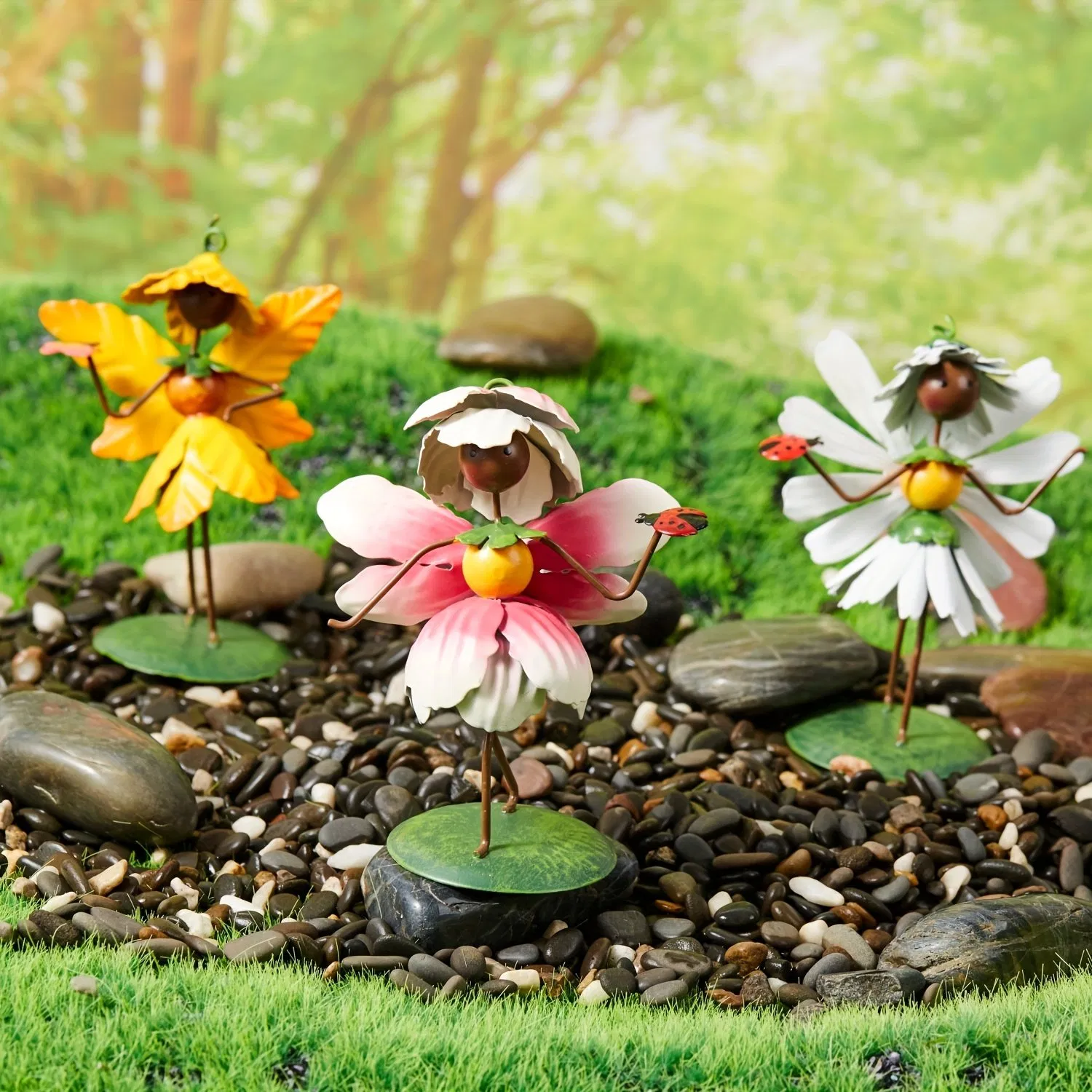 Custom Decorations Whimsical Mininature Metal Fairy Ornaments Perfect for Gifts