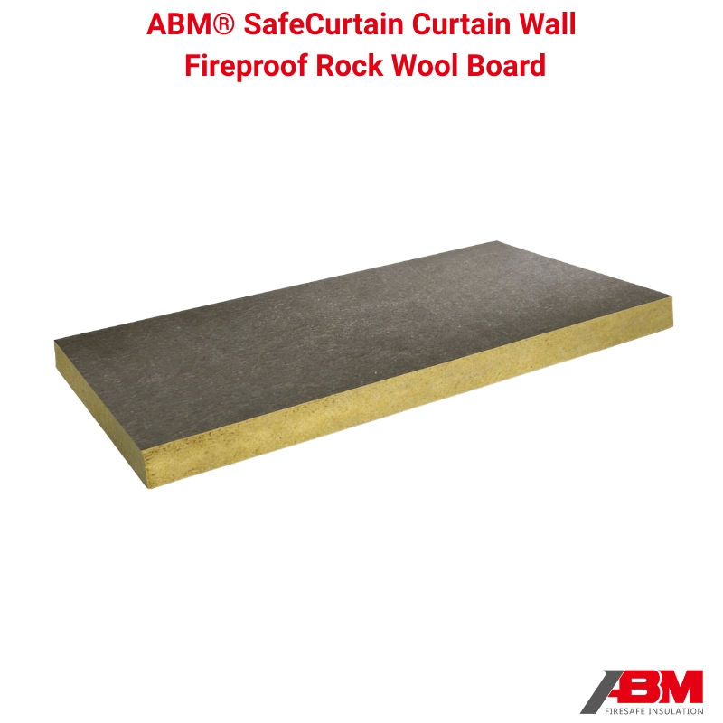 ABM® SafeCurtain 55kg/m3 Fireproof Insulation Rock Wool Board