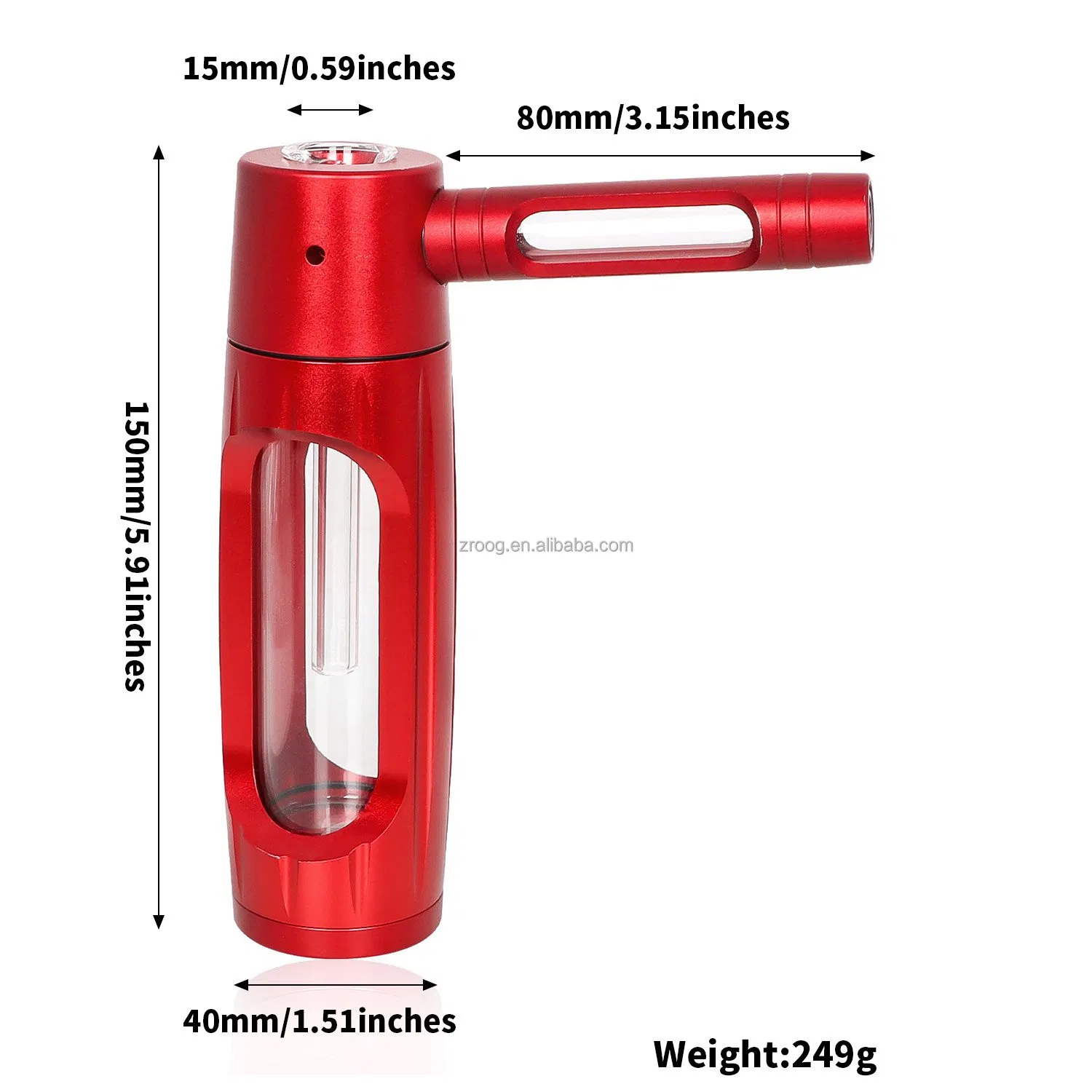 Portable Glass Smoking Hand Pipe Glass Oil Burner Water Hookahs Oil Rigs Beaker Base DAB Rig
