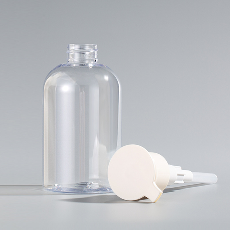 300ml/350ml Skin Care Package Pet Plastic Press Body Emulsion Bottle Printable Logo Hand Wash Shower Bottle