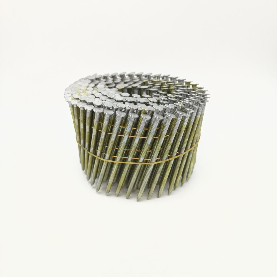 Roofing Nail Galvanized1 1/4 GB Ring Shank Coil Roofing Wire Nails
