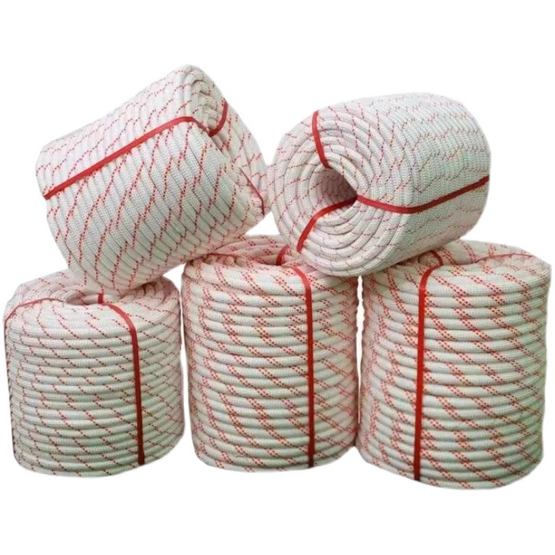 12mm Braided Colorful Power Maintenance Exterior Wall Work Construction Climbing Rope