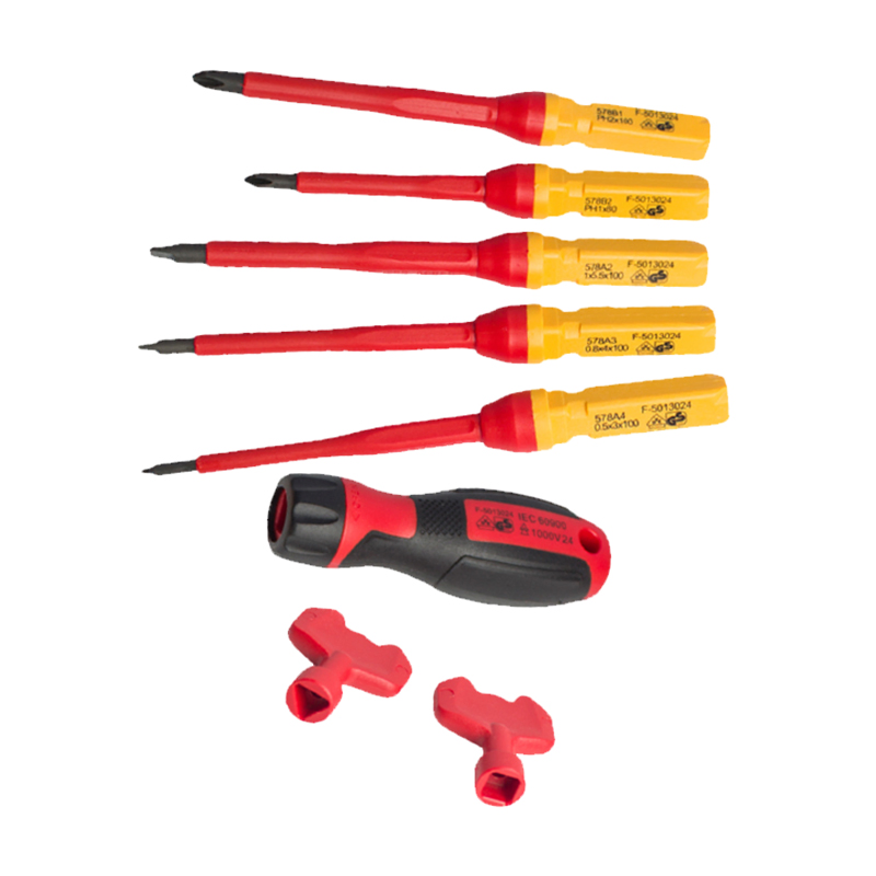 Fixtec 6PCS VDE Insulated Screwdriver Set High-Safety Electrical Precision Repairing Tools Set