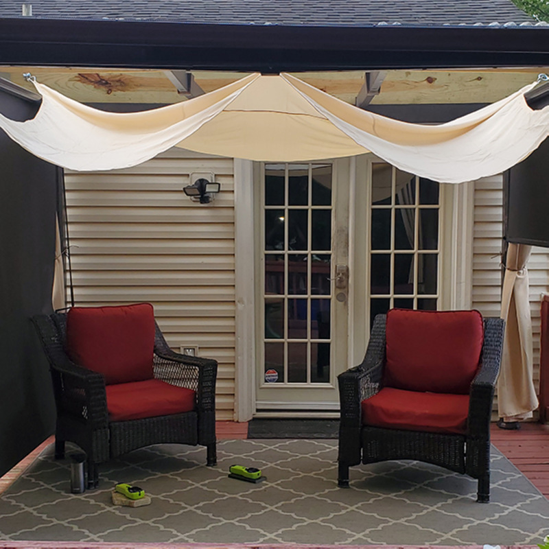 Wind-Resistant Shade Sail for Beach Resorts and Coastal Hotel Terraces