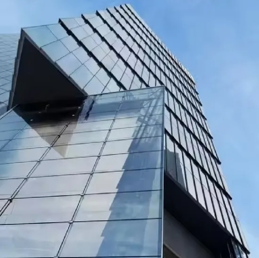 Point-Supported Glass Facade Curtain Wall Engineering System