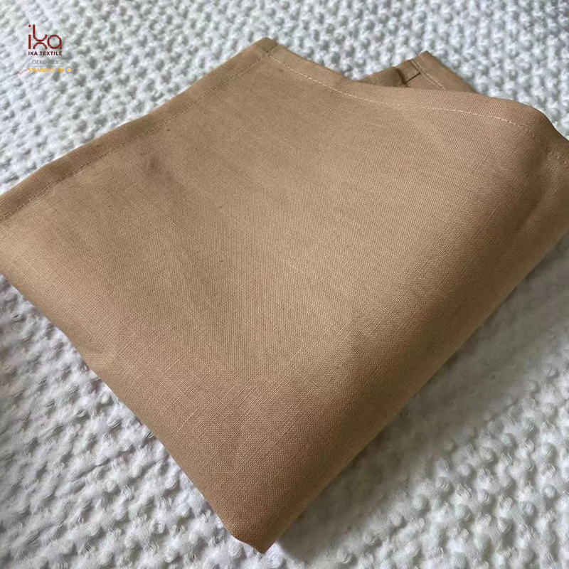 Aesthetic Wholesale Wedding Decoration Items Hot Sale Home Decor Table Personalized Lunch Custom Printed Embroidered Natural Linen Napkin