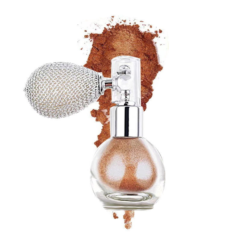 Hot Sale Custom Logo Vegan Wholesale Powder No Logo Bottle Glitter Makeup Mineral Highlighters Spray