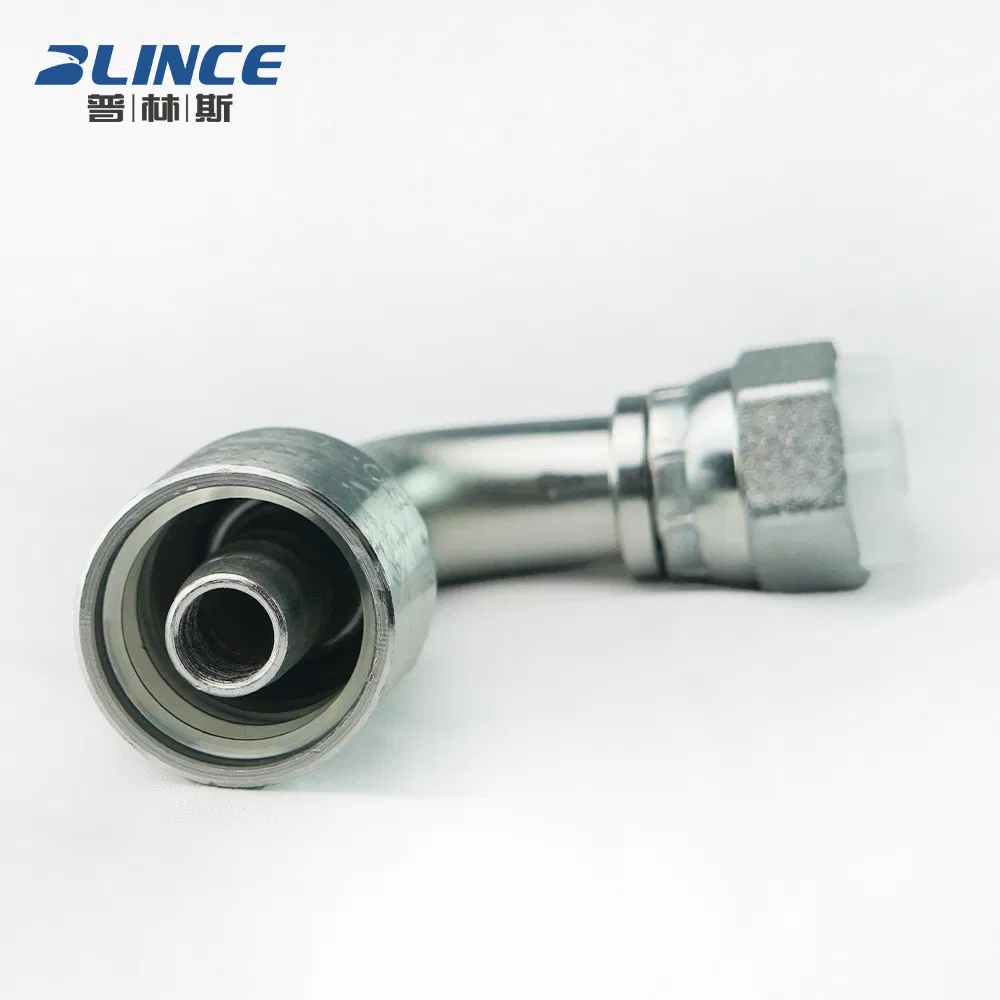 Гидравлический фитинг 90° SAE, сталь, 3000 psi