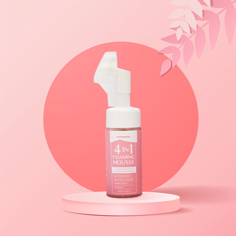 Aixin Private Label Facial Amino Acid Cleanser 4in1 Face Foaming Cleansing Mousse