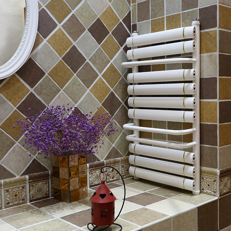 Wall Mounted Aluminum Hot Water Heating Towel Radiator Bathroom Towel Rail Warmer