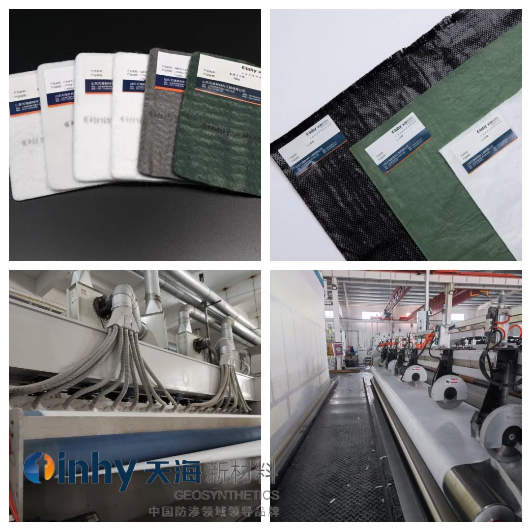 Waterproof Geotextile Needle-Punched Non-Woven Fabric 800 Gr/M2