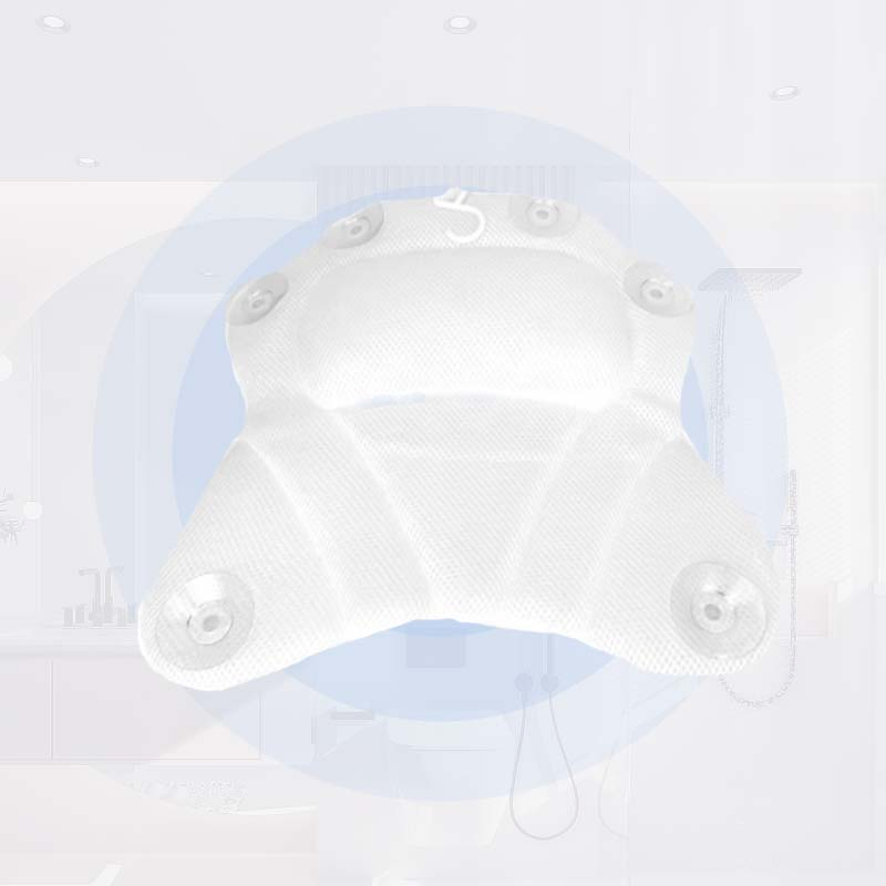 Wholesale Suction Cup Bath Pillow Bathtub Headrest Pillow