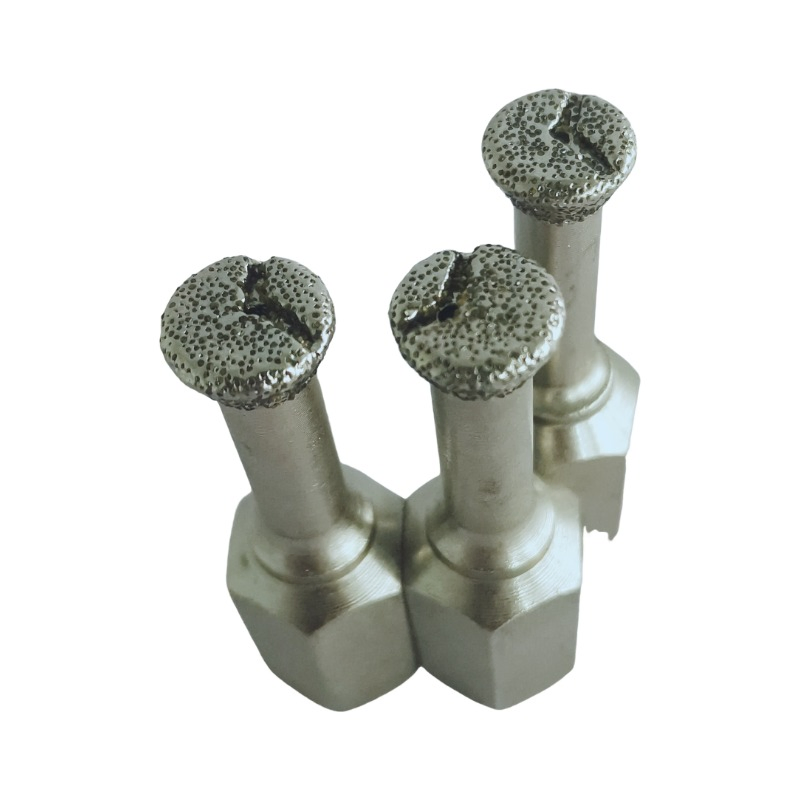 Diamond Electroplated Facade Tile Drill Bit for Undercut Anchor Holes