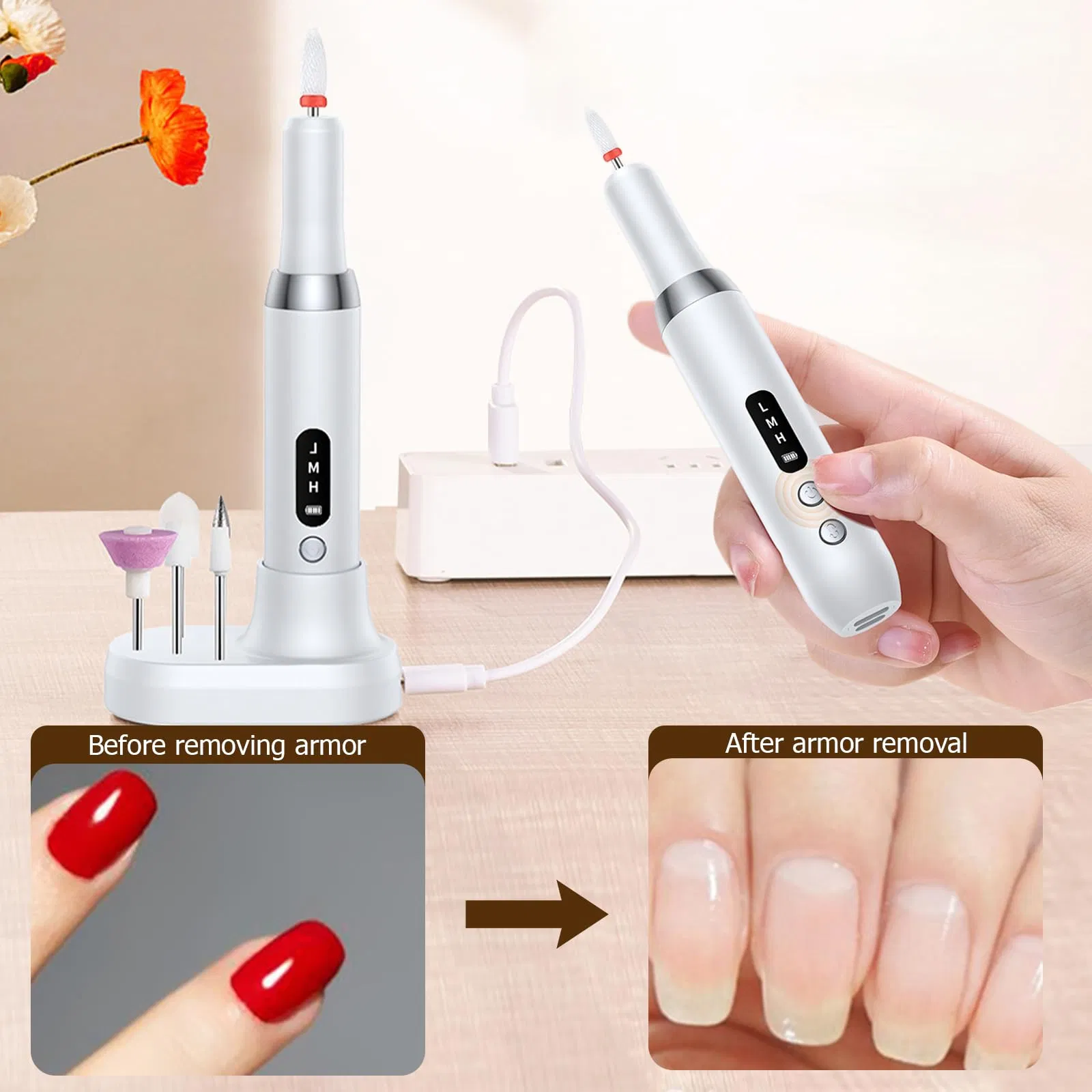 Маникюрная машинка K16 Portable Electric Nail Drill