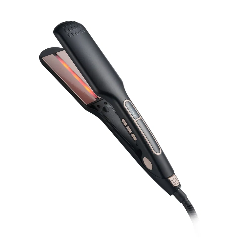 2025 Hair Straightener with Digital Display - Tourmaline Ceramic, 30s Quick Heat-up, Adjustable Temperature for All Hair Types