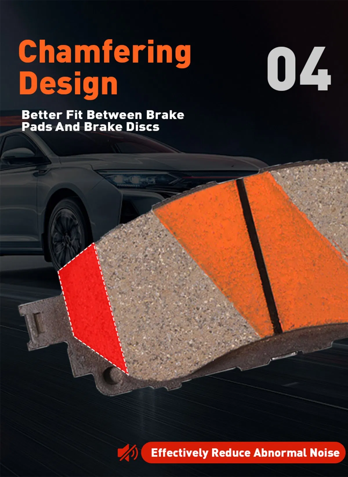 Тормозные колодки EEP для Toyota, Honda, Nissan, Mitsubishi, Mazda, Hyundai, KIA