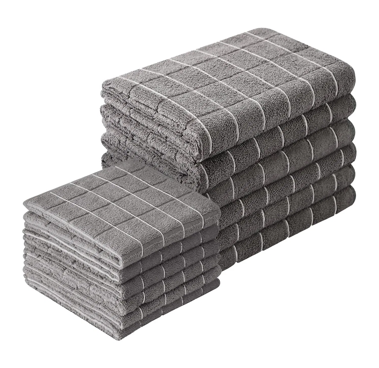 Microfiber Kitchen Towels and Dish Cloths Lint Free Dish Towels for Drying Dishes Soft and Absorbent