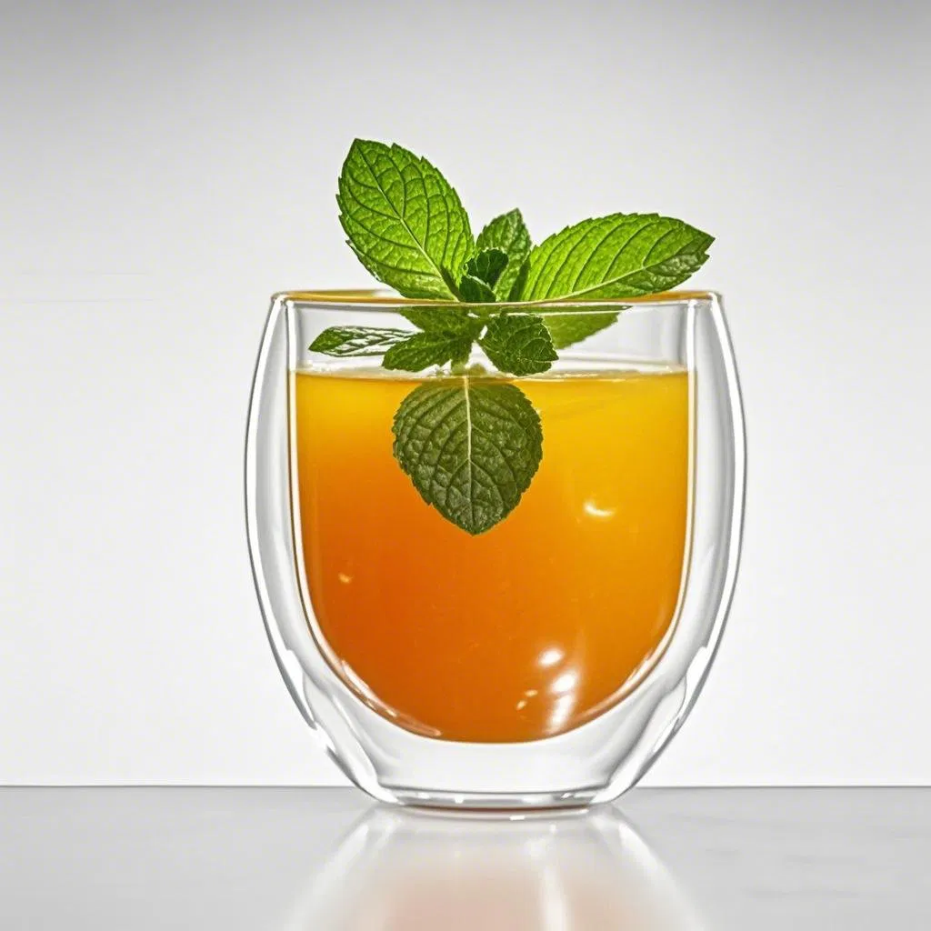 Reusable Double Wall Glass Mug Cup Drink Beverage Drinking