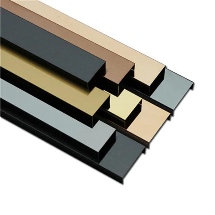 Stainless Steel Trim for Floor or Wall Decoration Grade Tile Accessories
