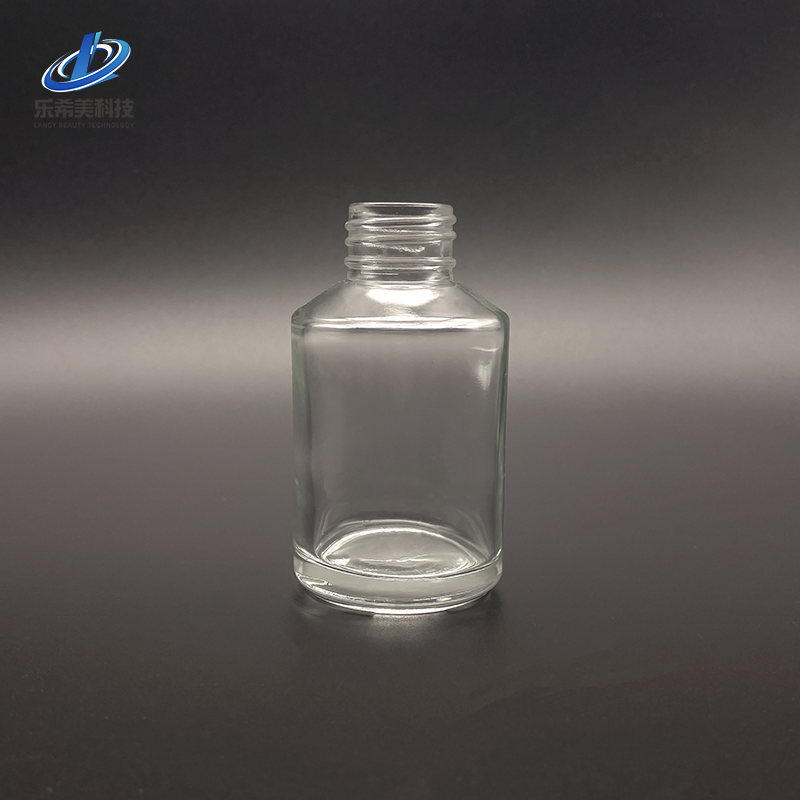 120ml Empty Glass Perfume Bottle Shaped Shape No Screw Bottleneck Sealed with Crimped Sprayer and Collar Cosmetic Packaging