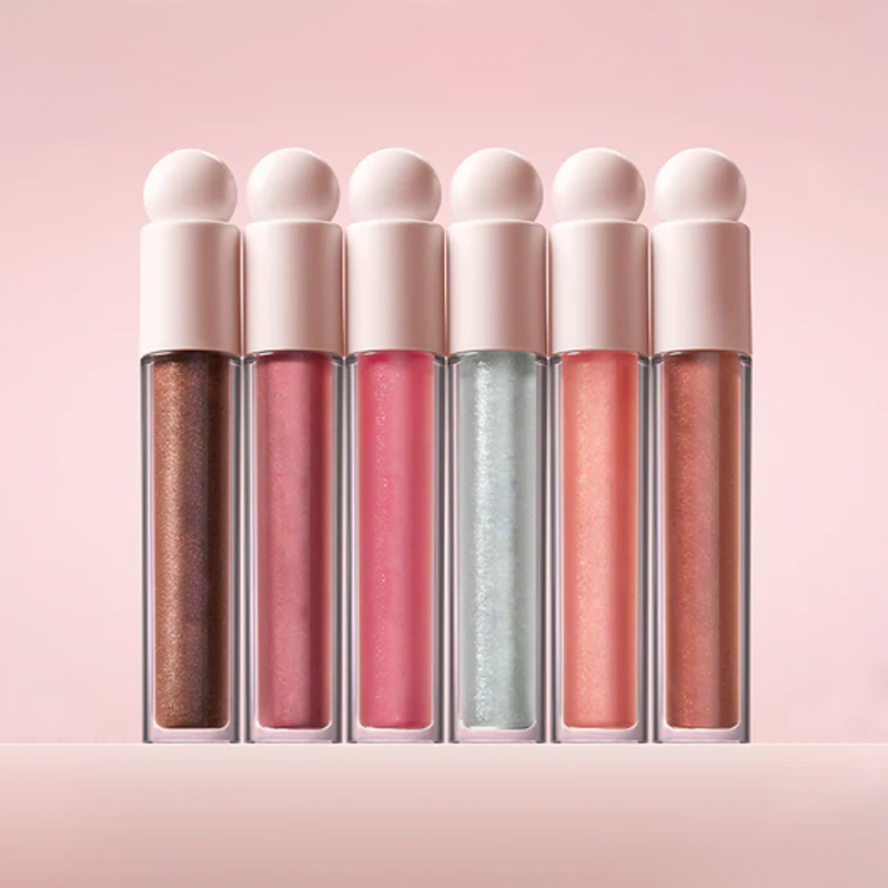 Beauty Selena Cute Bow Mirror Water Transparent Waterproof Lip Gloss Makeup Wholesale Cosmetics