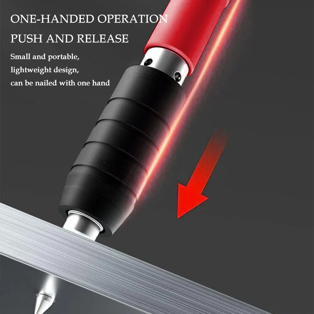 Manual Mini Steel Nail Gun 3 Gears Power Adjustable Wall Nail Guns for Ceiling Wire Hider Nail Shooting Machine Fastener Tools