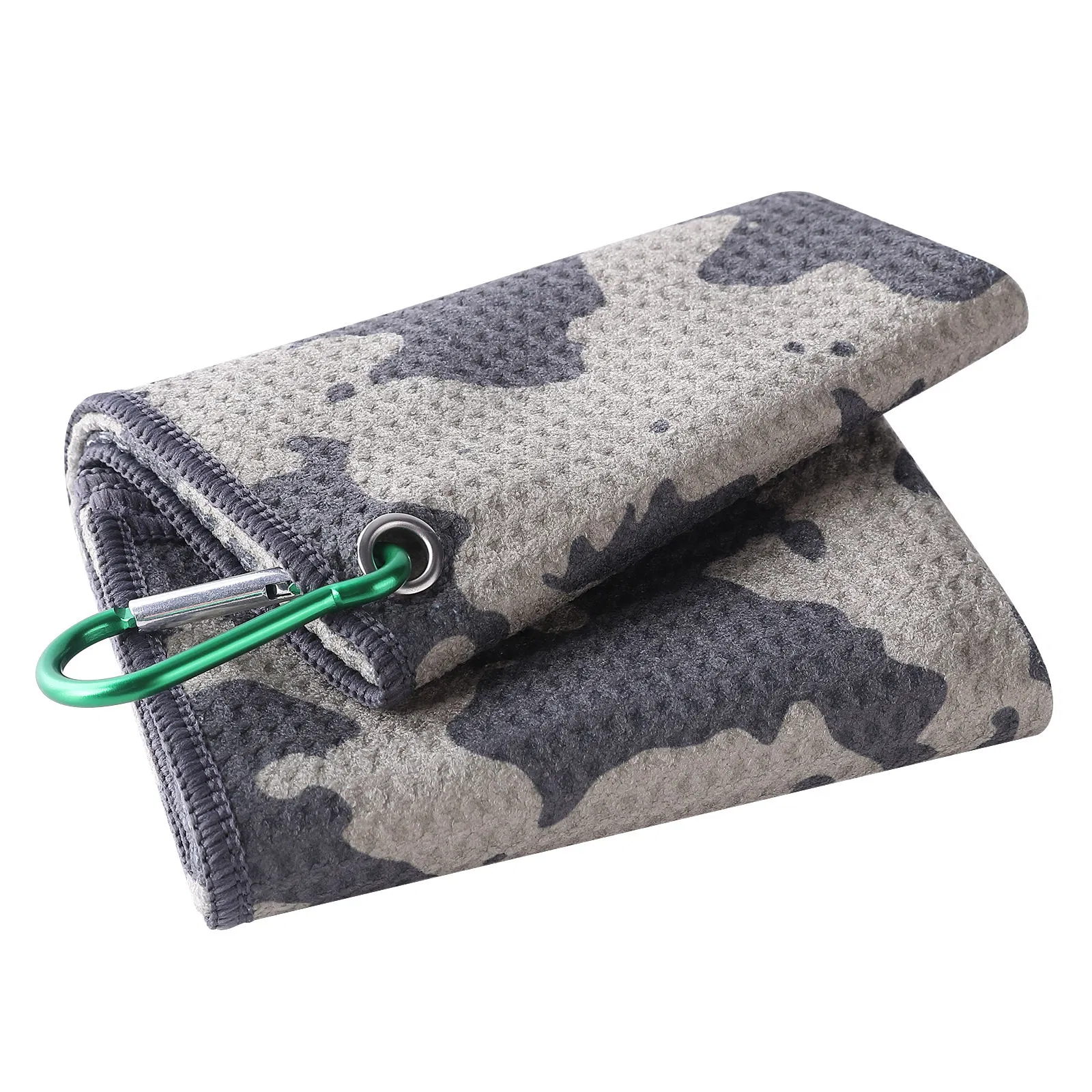 Personalized Camouflage Printing Quick Drying Microfiber Waffle Golf Towel Custom Logo
