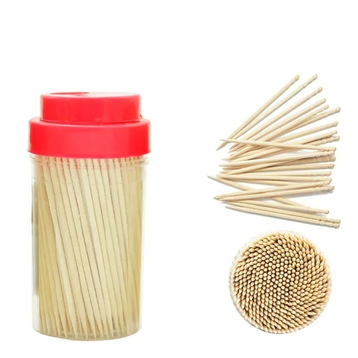 Best Price Portable Tooth Pick Bamboo Dental Floss Toothpick