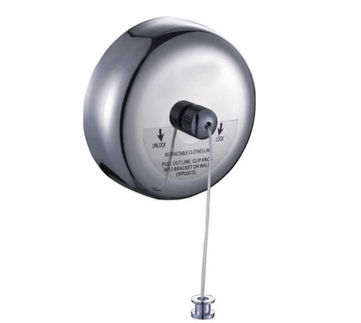 New Design Golden Retractable Round Stainless Steel Cloth Line