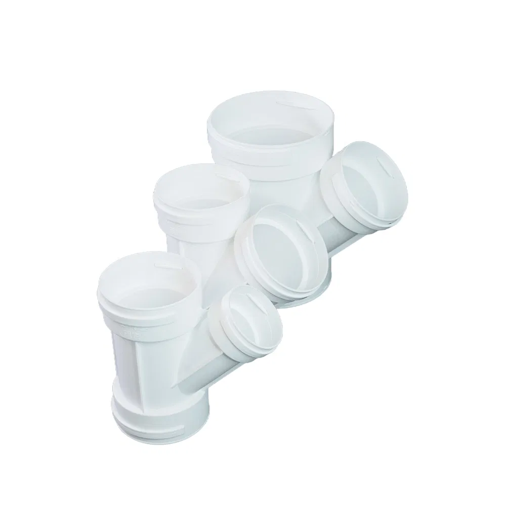 Corrosion-Resistant PVC-U Drainage Pipe Fitting Y-Tee for Municipa