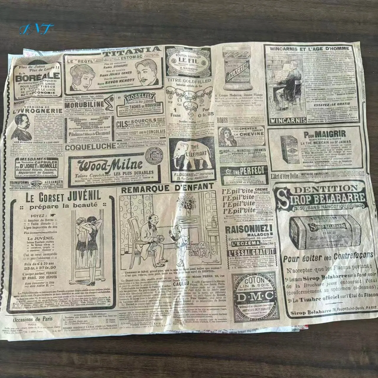 High-Quality Printed Placemat Paper for Promotion