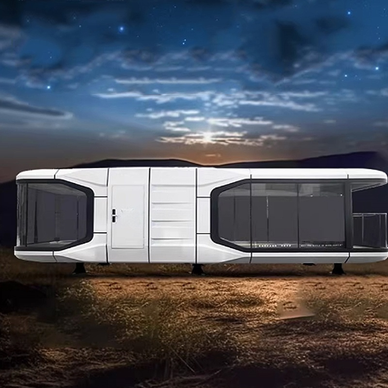 Custom Modern Steel Structure Mobile Family Home – Prefab Micro Capsule House for Residential Use