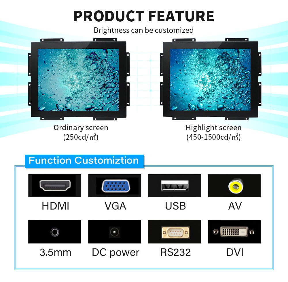 15.6 Inch Customizable All in One RFID Win OS Industrial Capacitive Touch Display IP65 Panel PC