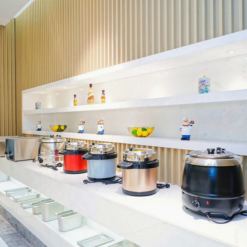 Electric Hot Pot Soup Heating Equipment Catering Buffet Kitchen Buffet Soup Stove