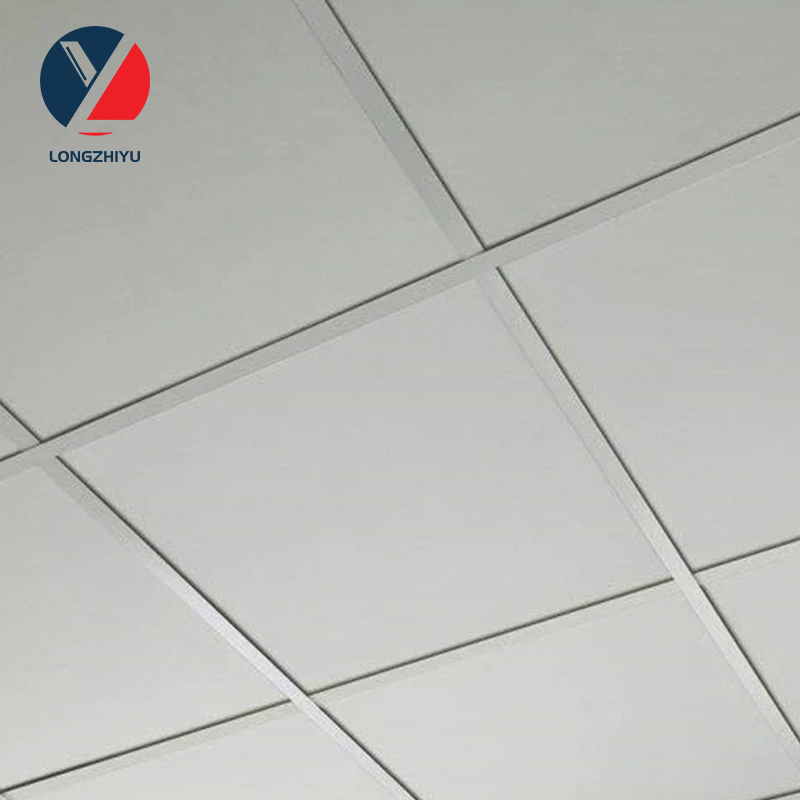 595*595*9mm Linyi Pop Gypsum Ceiling Board for Meeting Room Decoration