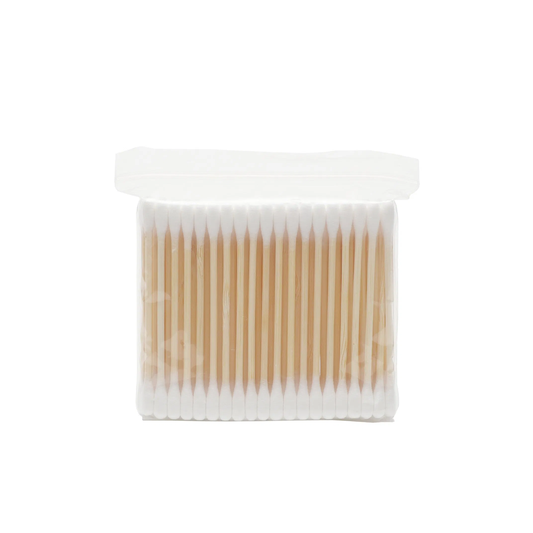 100PCS Disposable Biodegradable Bamboo Stick Cotton Buds Q Tip Cotton Swabs for Make up Clean Tool