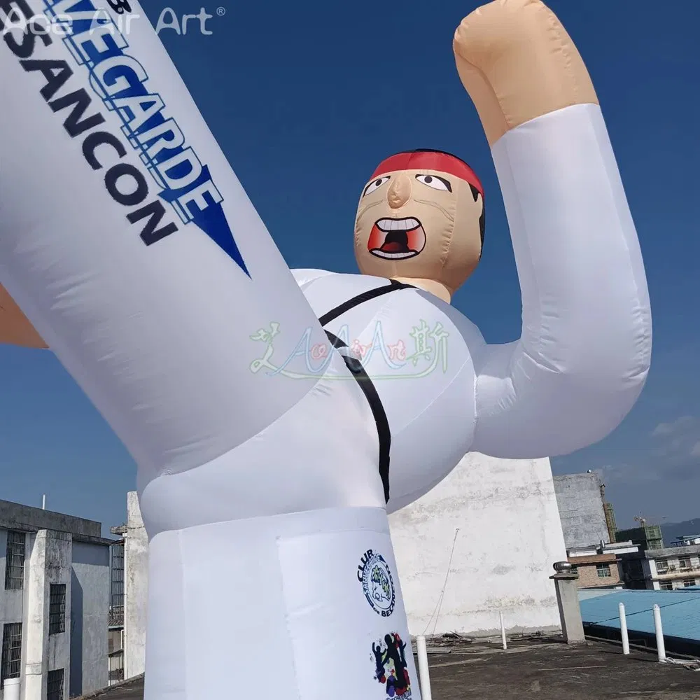 3mh Inflatable Taekwondo Dancer Karate Man Advertising Air Dancers for Exhibition or Event Promotion