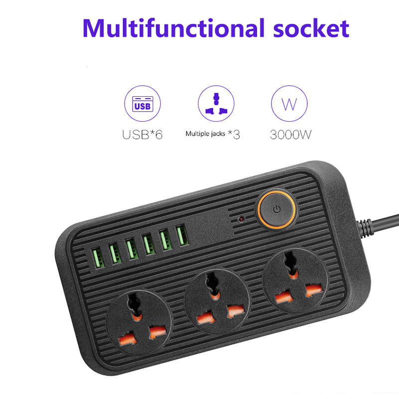 Factory Price Brazil Us Au EU UK Extension Power Socket Kitchen Electronics